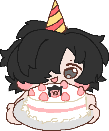 FELIZ CUMPLEAÑOS A MI!
no me metí el 13 pero fue mi cumple y estuve ocupada

Pero ya estoy aquí por si quieren festejarme y darme regalitos jeje 

Y si quieren un poco del pastel solo tiene que pedirlo!