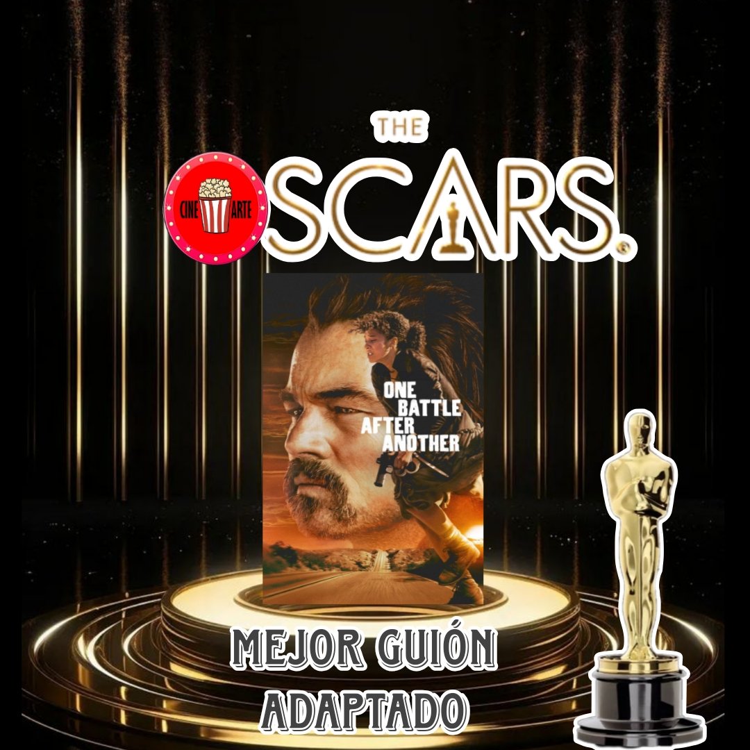 ArteeCinne's tweet photo. Alerta de #oscar y el ganador  a mejor guión adaptado  va para una batalla tras otra y el de mejor guión orinal va para pecadores.

 ¿Como van sus quinielas? https://t.co/LyfdRr2zM7