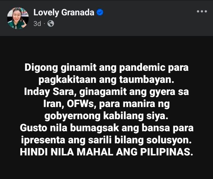 Ay true!!! Natumbok mo dzai! Jusko ang yayabang ng mga Duterte.. Pero pagdating sa mga interviews ang bobo magsisagot. Lalo na kapag ENGLISH. 🤮🤮🤮🤮