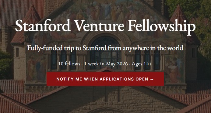 opportunitiesfy's tweet image. 🚀 Applications opening soon for the Fully Funded Stanford Venture Fellowship 2026 – spend one week in #SiliconValley with travel covered and connect with founders, researchers, and innovators.

Apply: wp.me/p23f03-jXf

#Stanford #Fellowship #FullyFunded #Entrepreneurship