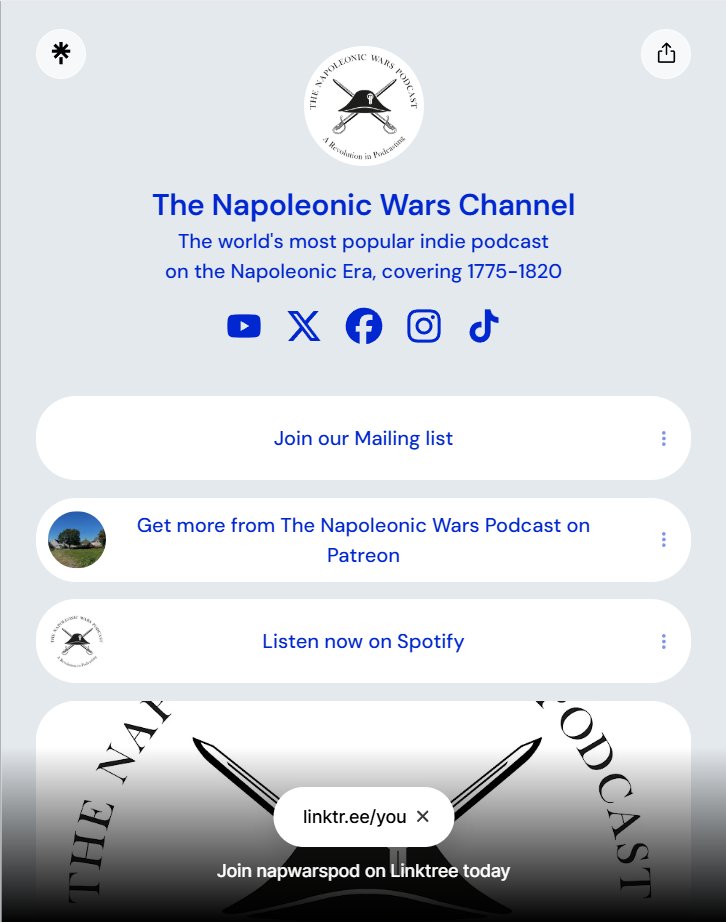 Napoleonic Wars Pod tweet media