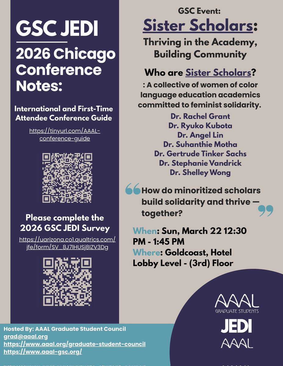 AAAL Grads tweet media