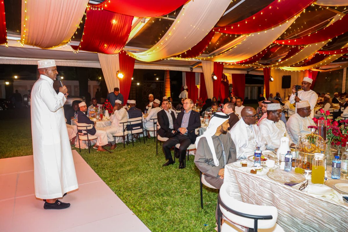 HonAdenDuale's tweet photo. As the Holy Month of Ramadhan draws closer to its end, I hosted an Iftar dinner at my Nairobi residence, bringing together senior government officials, diplomats, political leaders and industry figures in a spirit of unity and shared purpose.

The event was attended by the Head of Public Service, Hon. Felix Koskei, several Cabinet Secretaries, Governors and leaders from across political and economic sectors.

I expressed my gratitude to all who honoured the invitation and extended my warm wishes to the Muslim faithful, praying that this sacred season brings blessings and renewed strength.

Ambassadors and High Commissioners from several Muslim countries also graced the evening, adding an important diplomatic dimension and providing a moment for meaningful engagement that underscored both the significance of Ramadhan and the value of inclusive governance.

Present were my cabinet colleagues Rebeca Miano (Tourism), Hon. Soipan Tuya (Defence), Hon. Opiyo Wandayi (Energy), Hon. Salim Mvuria (Youth & Sports), Isiolo Governor H.E Abdi Guyo, and a host of PSs led by Dr. Ouma Oluga (Medical Services), Dr. Korir Sing’Oei (Foreign Affairs), among corporate and parastatal heads.

Diplomats present included the new Saudi Arabia Ambassador to Kenya, H.E. Saad Abdullah Alnofaia, H.E. Salim Al Naqbi (UAE), H.E. Ibra Hussain Khan (Pakistan), H.E. Mohammed Bin Mutair Al-Enazi (Qatar), H.E. Abdullah Alfahad (Kuwait), H.E. Hatem Yousri Hosni (Egypt), H.E. Nasra Al Hashmi (Oman), H.E. Ruzaimi Bin Mohamad (Malaysia), H.E. Anouar Ben Youssef (Tunisia), H.E Jabril Ibrahim Abdulle (Somalia), H.E Subutay Yüksel (Türkiye) and H.E Witjaksono Adji (Indonesia).

Also present were former Ministers Hussein Maalim and Mohammed Elmi, former Garissa Governor H.E Ali Korane, Amb (Eng) Mahboub, Former Sen. Abdirahman Ali Hassan, and former Mandera Sen. Mohammed Maalim, among other dignitaries.