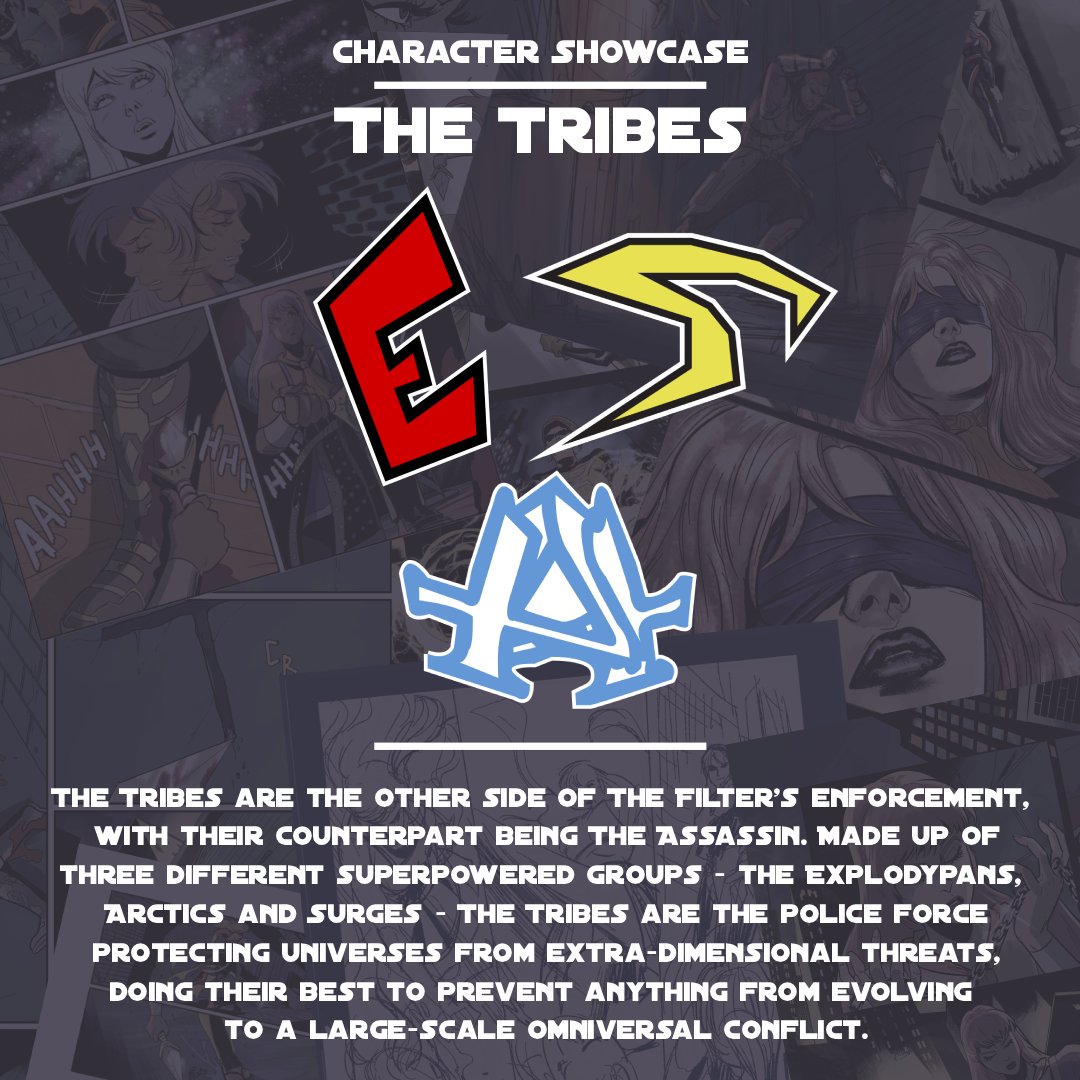explodypan's tweet photo. Peculiar Character/Group Showcase: The Tribes!

Issue one is on Kickstarter now! https://t.co/mcxsvA8CFr https://t.co/cOCyMofoii