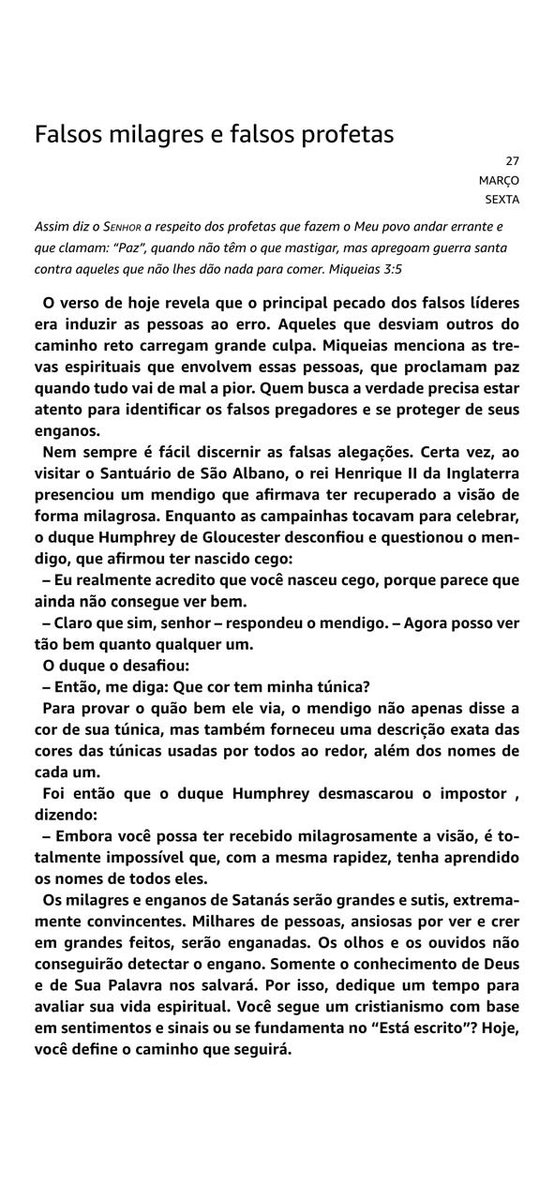 Devocional 27 de Março