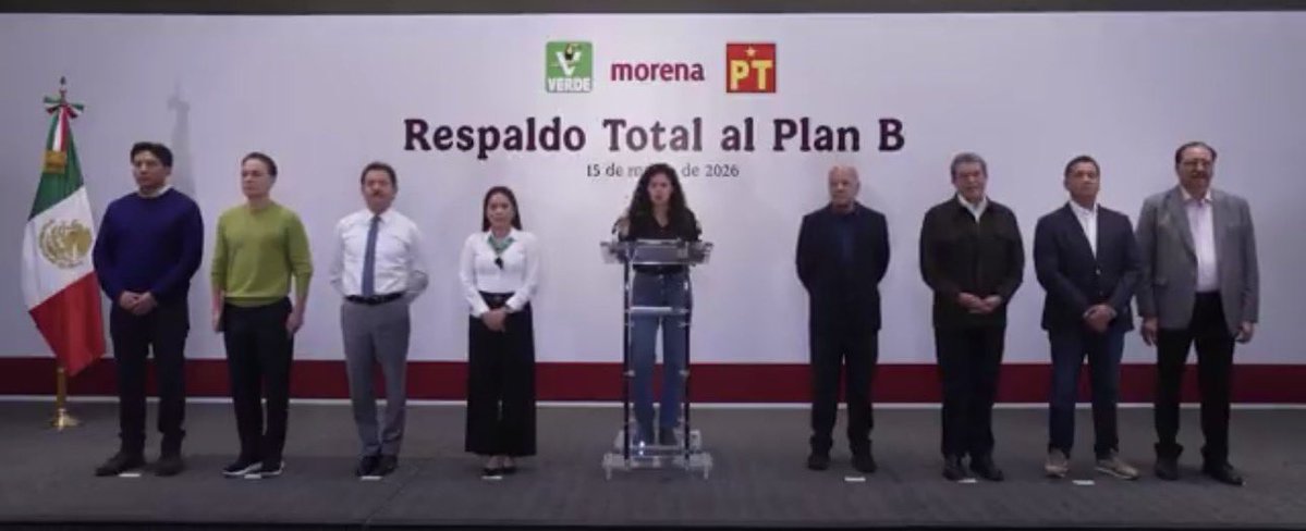 🌑 Morena, PT y PVEM respaldan “Plan B” electoral de Claudia Sheinbaum.  Dirigencias y coordinadores parlamentarios apoyan la austeridad en cabildos  y congresos locales. 🔹 https://t.co/oRLug00Zyl #CentralMX