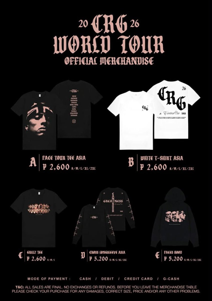 Merch Alert 🔔 Don't forget to purchase your official Central Cee