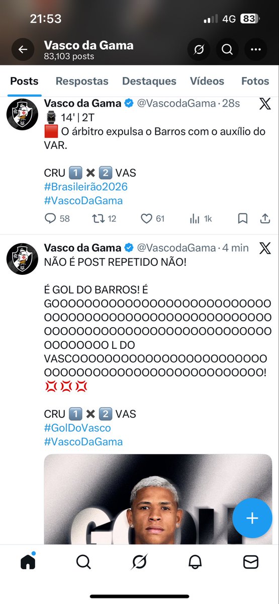 Vascaíno da decepção tweet media