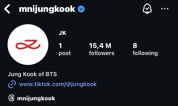 jk97_ace's tweet image. Jungkook  added his tiktok profile link on his own Instagram profile.. 

#jungkook #instagram #profile #bts