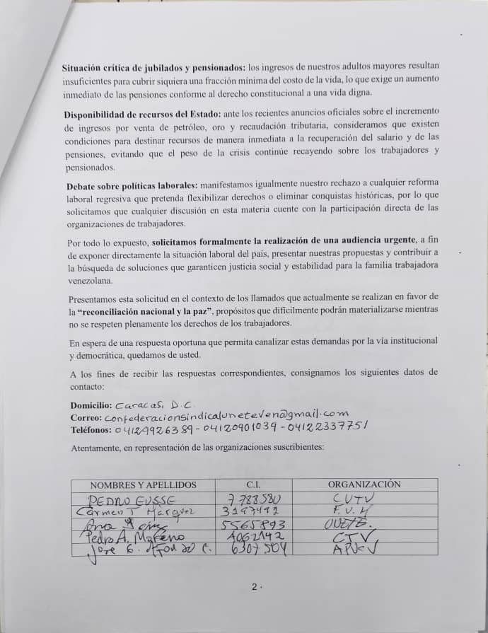 Monitor Sindical Venezuela tweet media