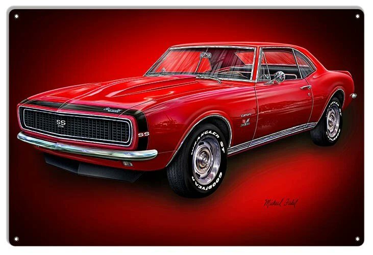 EicholtzSports's tweet photo. 🚗 Muscle car wall decor!
1967 Red Chevrolet Camaro 12" x 18" Metal Sign — perfect for a garage, workshop, or man cave.
https://t.co/MXwRR4hAx7
#ad #1967Camaro #ChevyCamaro #MuscleCars #GarageDecor #ManCaveDecor #ClassicCars #MetalSign #CarEnthusiast https://t.co/Gx6ZtHS7AQ