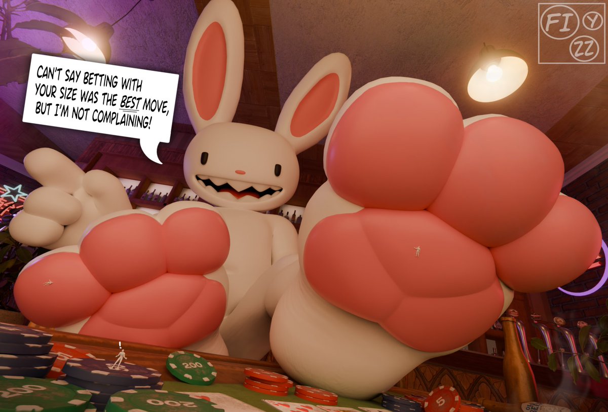 Poker Night paws 🐰🐾