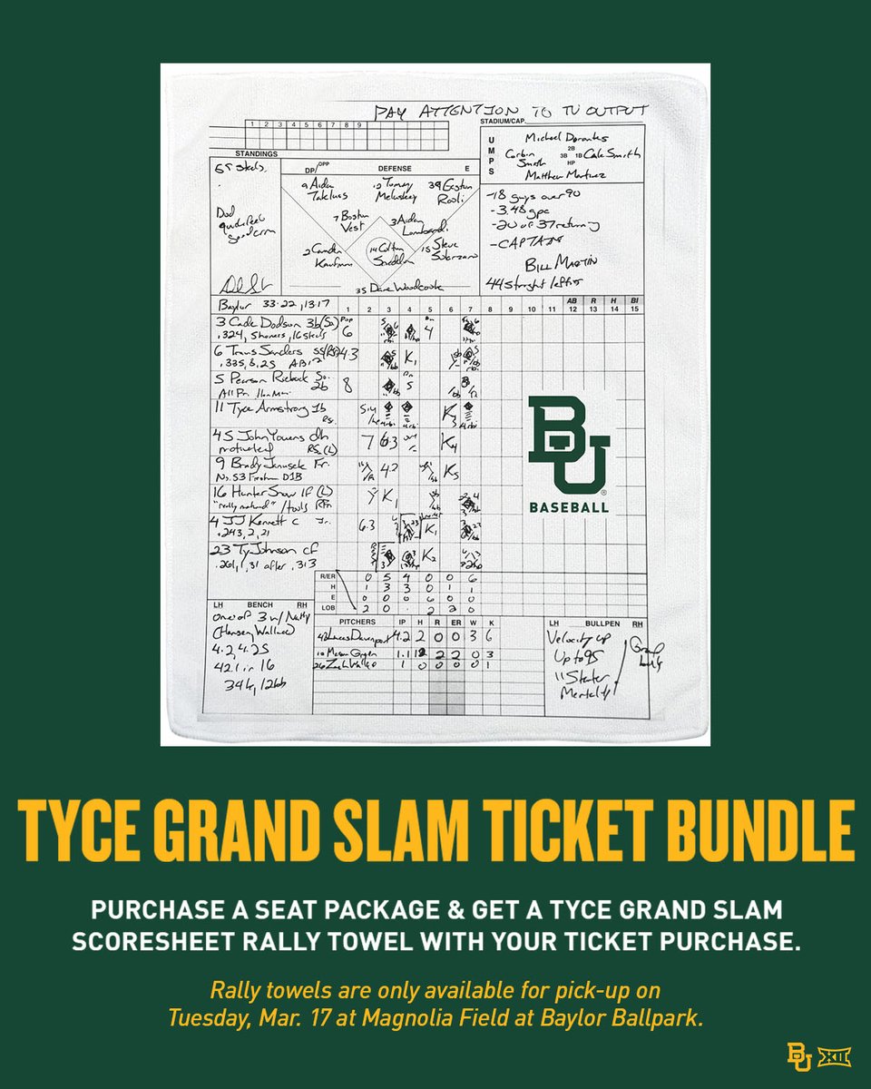 Baylor Baseball tweet media