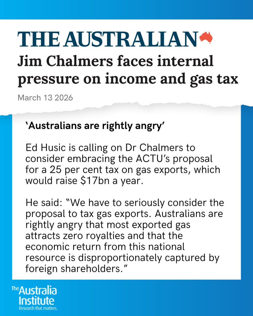 Australia Institute tweet media