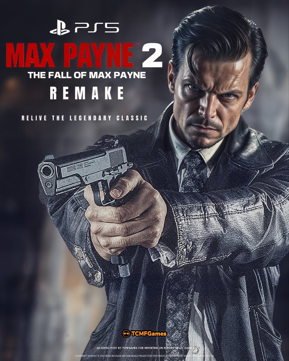 Max Payne 2 PS5 Remake  
⠀ ⠀ ⠀ ⠀ ⠀ ⠀ ⠀ ⠀ ⠀ ⠀  ⠀ ⠀ ⠀ ⠀ ⠀ ⠀ ⠀ ⠀ ⠀ ⠀  
▫️ Max Payne 1 &amp; 2 remake with Rockstar is in full production
▫️ The remake entered full production in H1 2024
▫️ Production takes 1–2 years plus 6 months of beta testing
▫️ Game could release