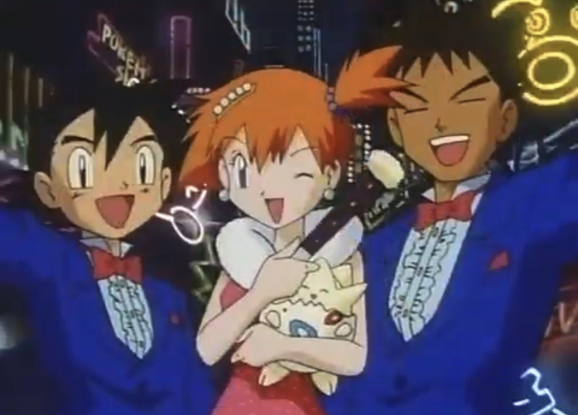 Ash, Misty, and Brock stun on the #Oscars red carpet.