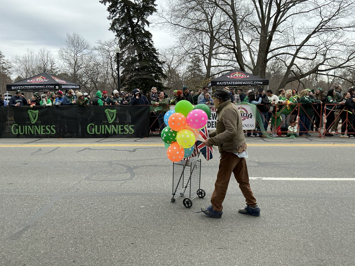 Balloon Man, St. Patrick’s Day Parade, Worcester, Massachusetts, March 15, 2026.