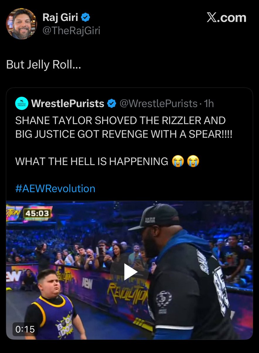 Cringe Wrestling Takes tweet media