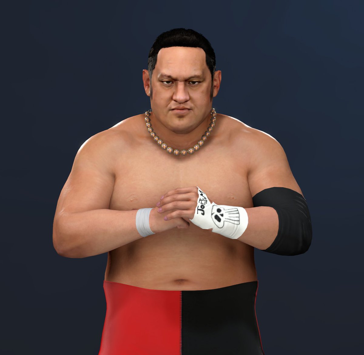 jsub16's tweet photo. Recreated my Samoa Joe from 2K25 🤙

#WWE2K26 https://t.co/prHzaNvQkC
