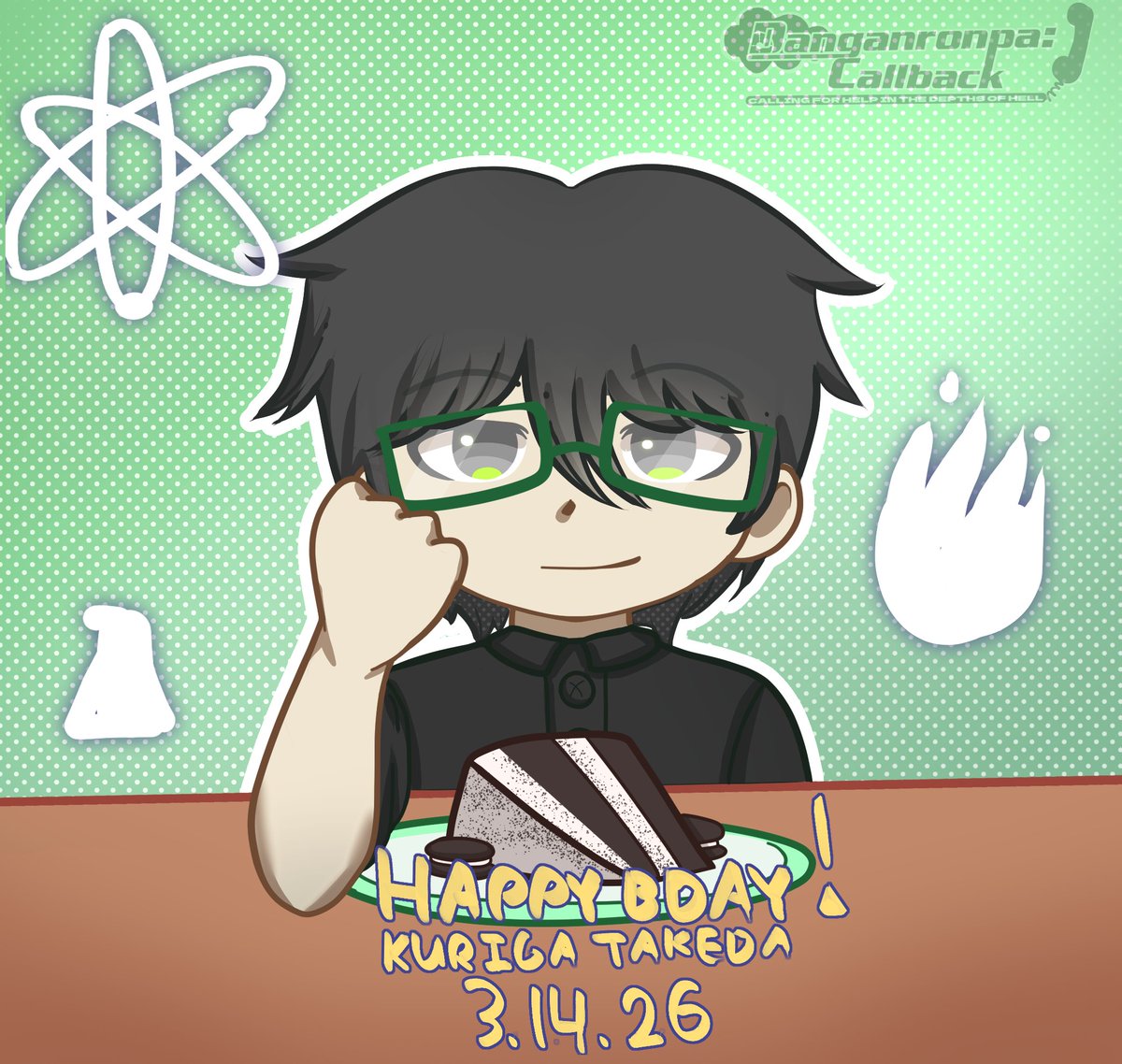 dgrpcallback's tweet photo. Happy Birthday, Kuriga!

After taking the day off from mixing concoctions and doing other research in his lab, he finally gets to eat his one and only love--Oreo cake! Cheers to the one stress-free day of the year!

#drcallback #drcb #fangan #fangantwt https://t.co/wqWojGCR7w