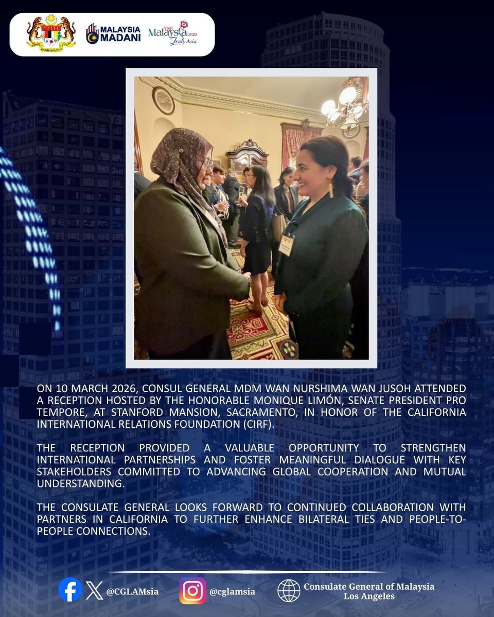 CG Malaysia Los Angeles tweet media