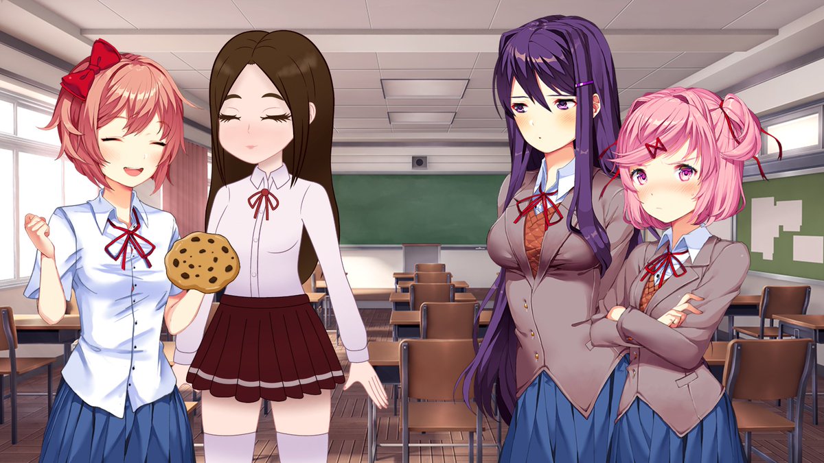 DokiDokiTea's tweet photo. “This new member... She scares me.” https://t.co/ouFnXQATFo