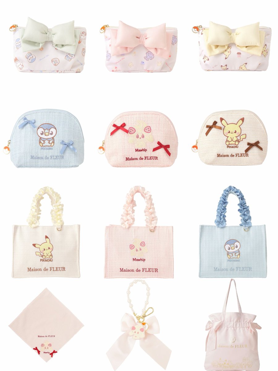 nya3ri's tweet photo. Maison de FLEUR
｢ポケピース｣ コレクション🎀🤍

🎀全国ショップ 
3/27(金)〜

🎀公式通販ストライプクラブ・ZOZOTOWN
3/27(金) 12時〜 https://t.co/E5LQeA0k6V