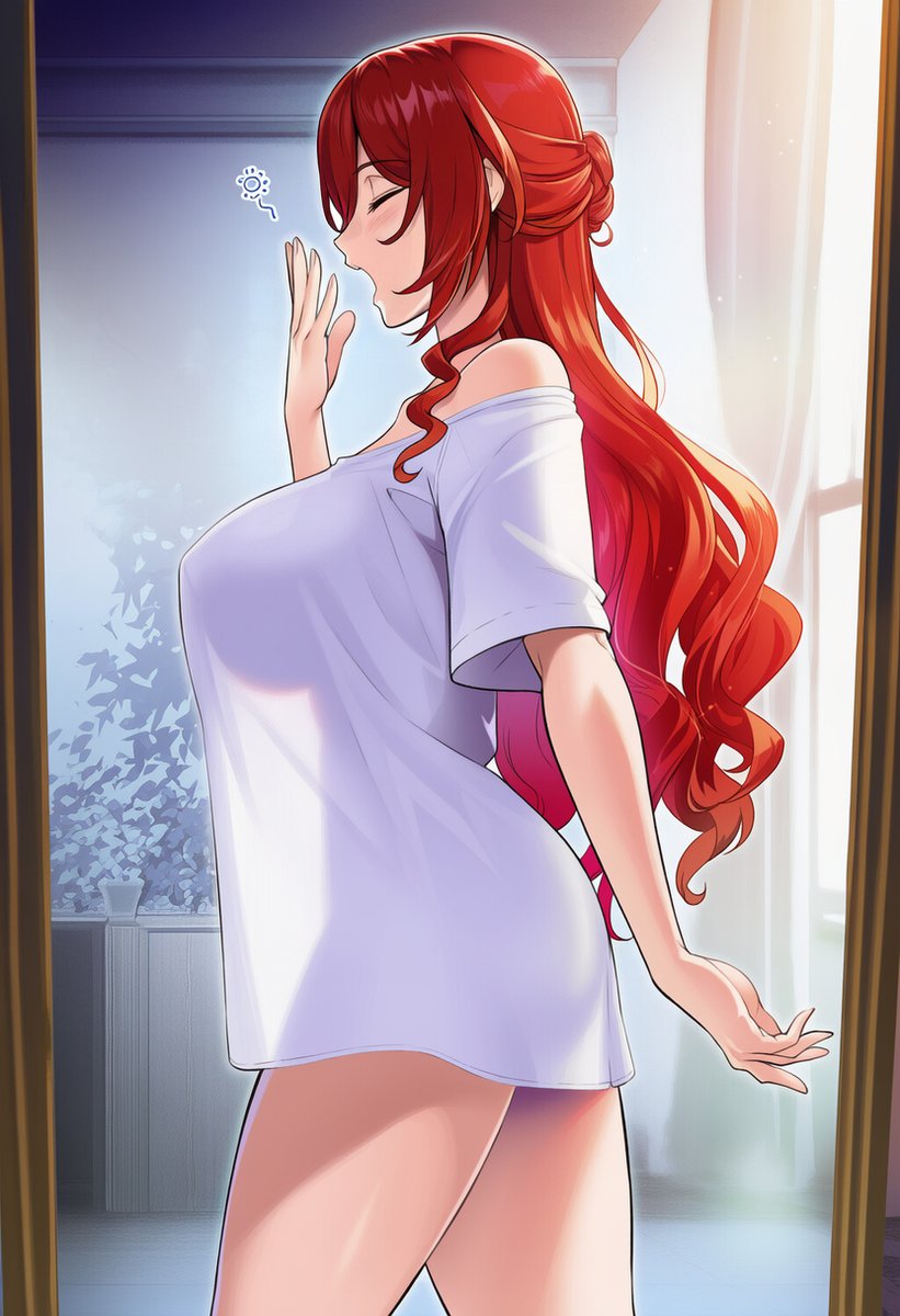 MayMayKa01's tweet photo. Waking up as Himeko
#HonkaiStarRail https://t.co/tofY05p11j