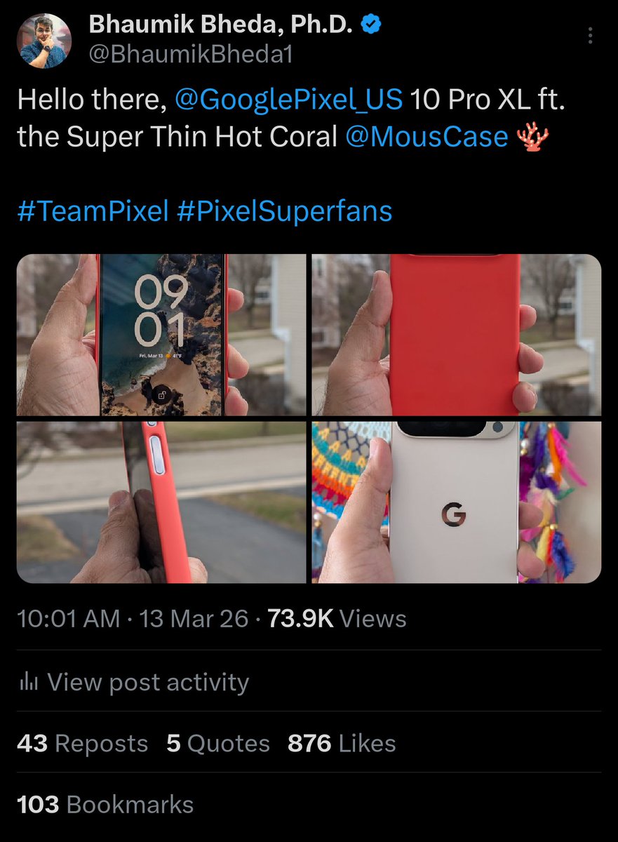 Bhaumik Bheda, Ph.D. tweet media