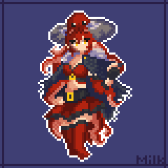 Milk_1125s's tweet photo. 🐙+🌩️
#pixelart #ドット絵 https://t.co/XfeC7WLNV3
