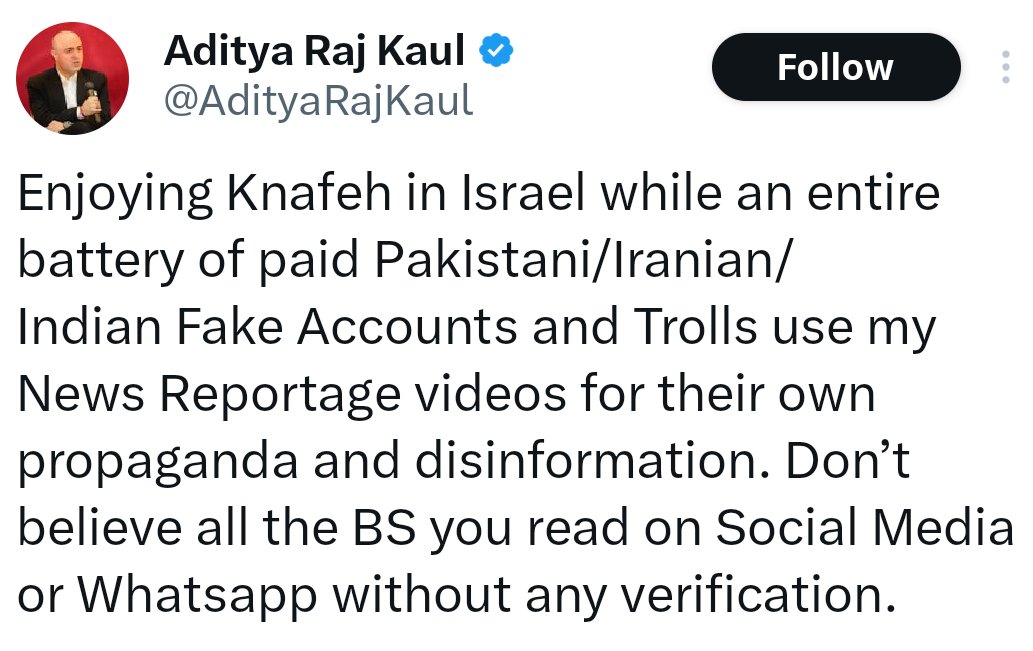 AffuQ's tweet image. Read again and this time slowly. Do you see the word Indian anywhere. When you are a blind follower, it makes your mind go blind too. #modiwithterrorists
#AndhBhakt #AdityaRajKaul is a terrorist!