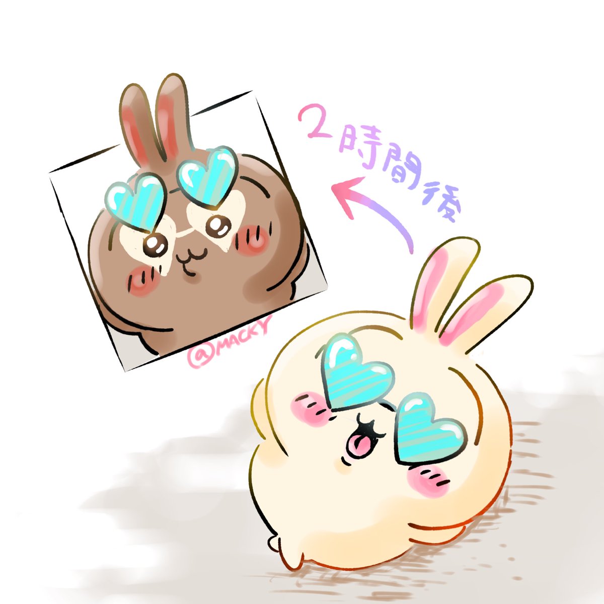 👱🏻‍♀️🎀🤎
 #ちいかわファンアート