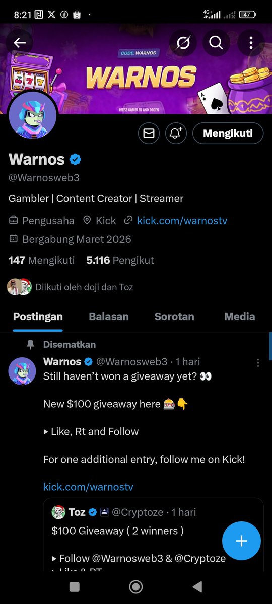bromeoliv's tweet photo. @Cryptoze @Warnosweb3 Done 😍
@Tyui79330808 @original_guiido @sagicoro https://t.co/pYU8VmMnKD