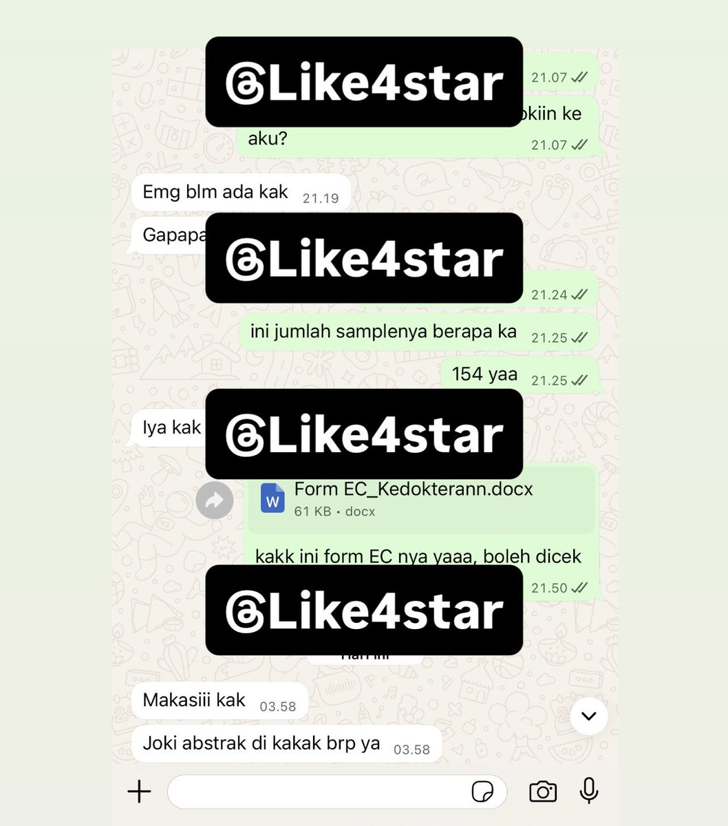 Joki skripsi / joki proposal / joki KTI / joki skripsi murah / joki EC / joki submit EC / Joki tugas terpercaya / joki pengajuan ethical clearance

Joki ethical clearance / joki pengajuan EC <a href="/Like4star/">Joki Tugas 5 Ribu / SD SMP SMA KULIAH S1 - S2</a> dijamin 1000% trusted dan amanah!🔥🔥😎
#zonauang #jokitugas #jokiskripsi