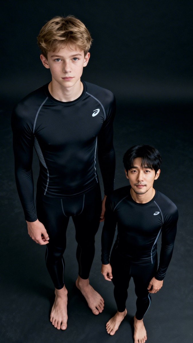 Hugcameo's tweet photo. Last time we met, this white boy was already half a head taller than the man. Two years later, now the man only reaches up to his waist.
The wicked director says the man can now do “that thing” without having to kneel anymore. https://t.co/9tmzVJ8g9o