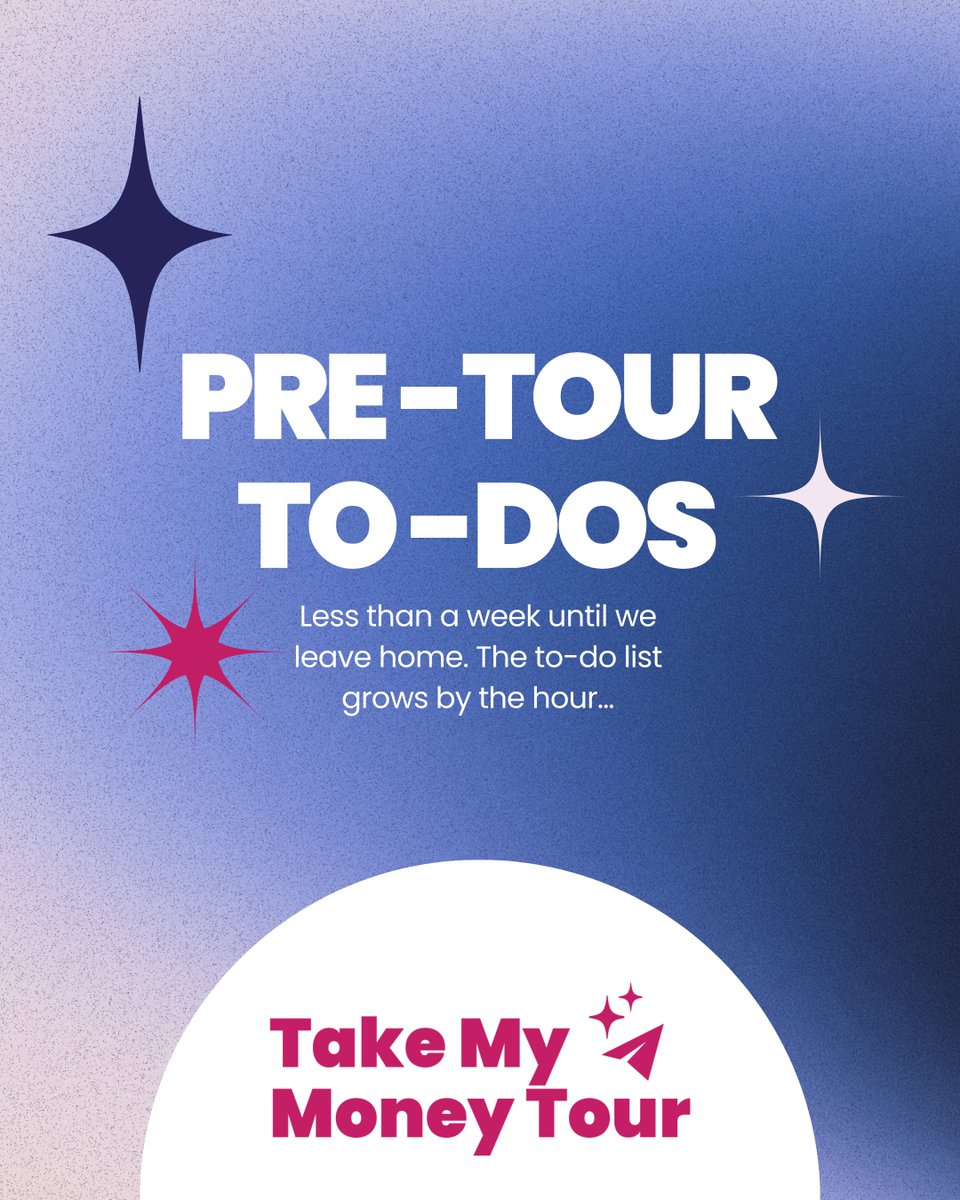 Take My Money Tour tweet media