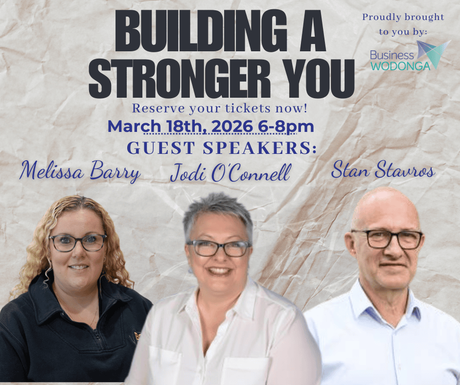BUSINESSWODONGA's tweet photo. 🚨🚨🚨Today is your last day to book your ticket so you have a seat and get to enjoy La Maison Restaurant meal and hear three inspiring stories from these speakers of their journeys to success. #localinspiration #localpeople #realstories  https://t.co/DyVwcOaqpd https://t.co/1YFb5nYCrI