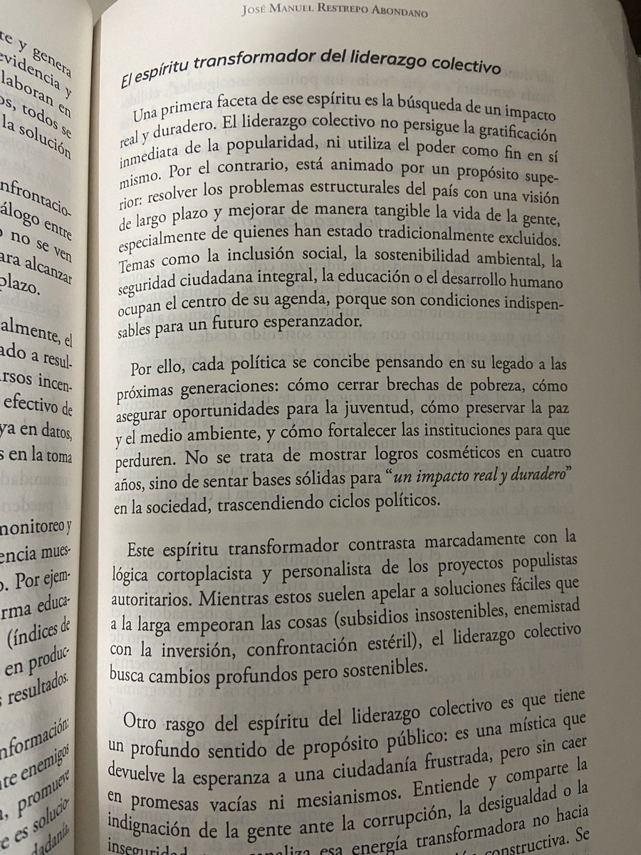 El espíritu transformador del liderazgo colectivo <a href="/jrestrp/">José Manuel Restrepo Abondano</a> 🫡
