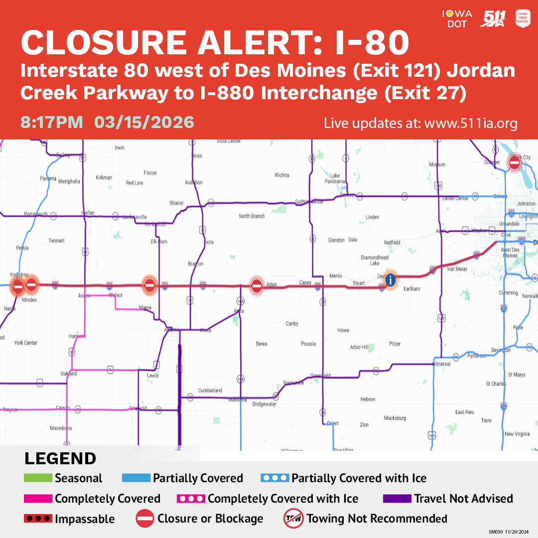 Iowa DOT tweet media