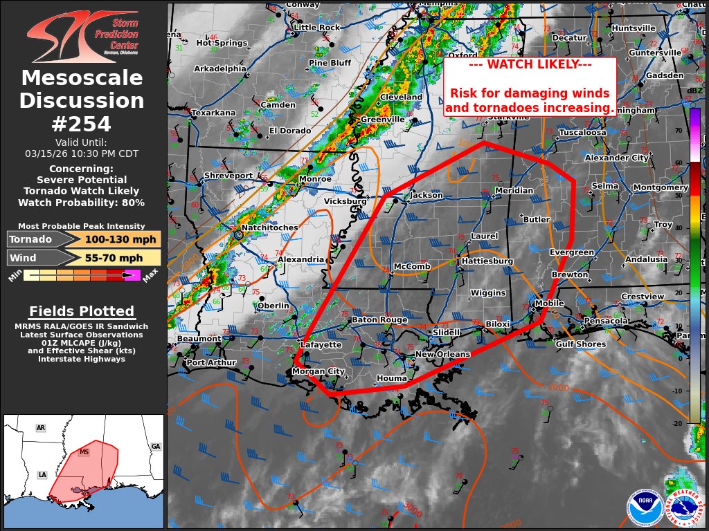 NWS Storm Prediction Center tweet media