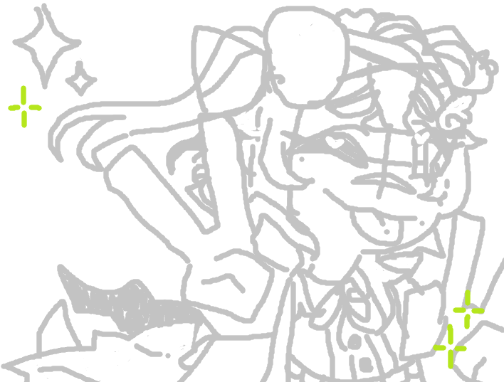 PaintGargler's tweet photo. #WIP #vtuberart #vtuber @Babinohs 

I gotta start finishing pieces... but no. I just sketch another one.  smh. https://t.co/LXyoMS5FA2