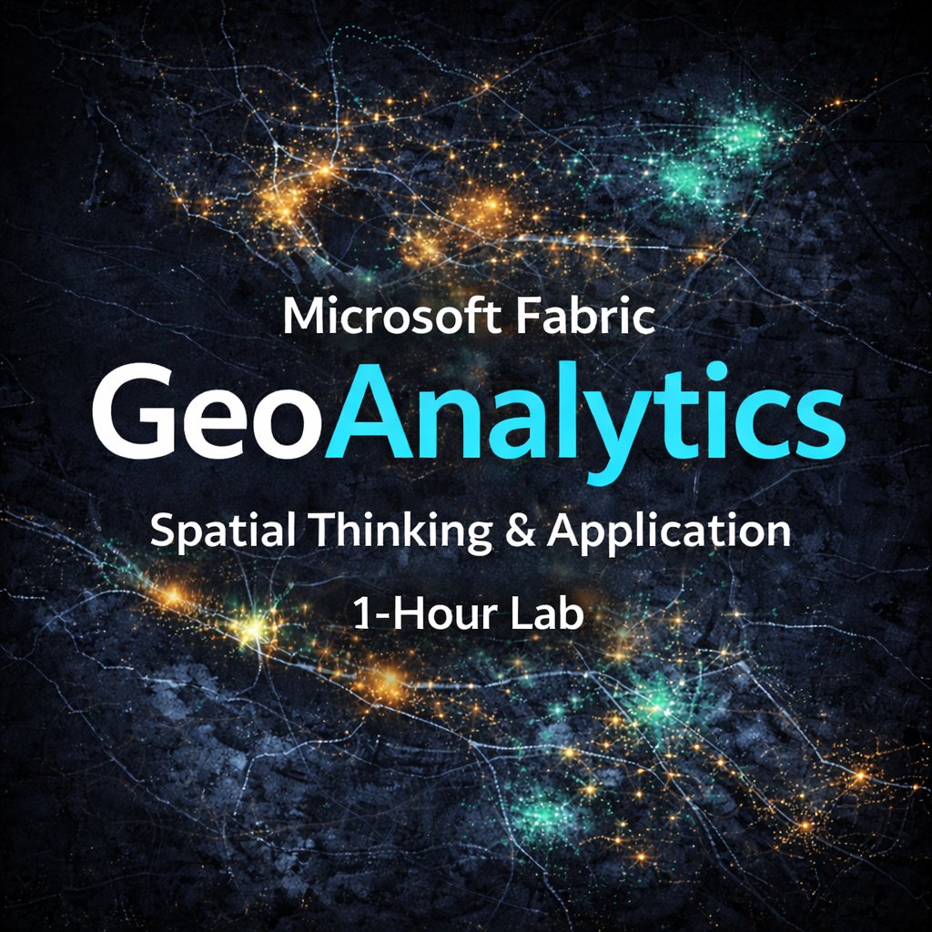 philippaburgess's tweet image. Microsoft Fabric #GeoAnalytics 1-Hour Lab: Spatial Thinking &amp;amp; Application Hosted by Microsoft Student Ambassadors

Wednesday, 3/25
⏰ 6:00 AM PDT | 9:00 AM EDT | 1:00 PM WET | 2:00 PM WAT | 6:30 PM IST

Register: luma.com/n6fyjvue

#Fabric #Microsoft #MSFTStudentAmbassadors