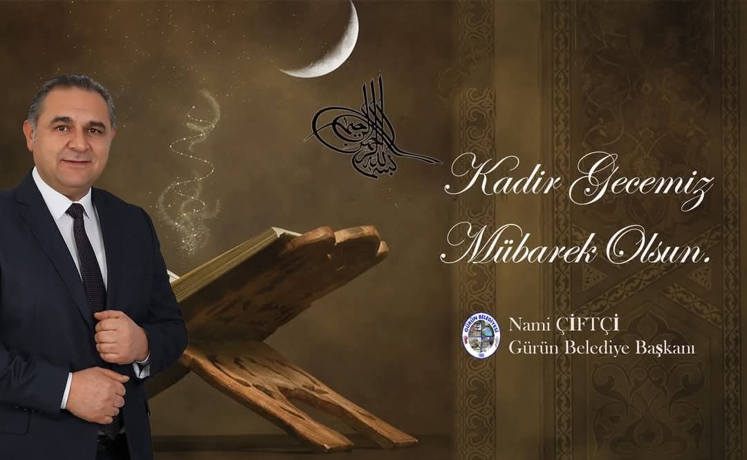 NamiCiftci's tweet photo. BAŞKAN ÇİFTÇİ: “KADİR GECEMİZ MÜBAREK OLSUN”  

Belediye Başkanımız Nami Çiftçi, Kadir Gecesi dolayısıyla bir kutlama mesajı yayınladı. Mesajında birlik ve beraberlik vurgusu yapan Başkan Çiftçi tüm İslam Âlemi’nin Kadir Gecesi’ni kutladı. https://t.co/q0Lf6esjix