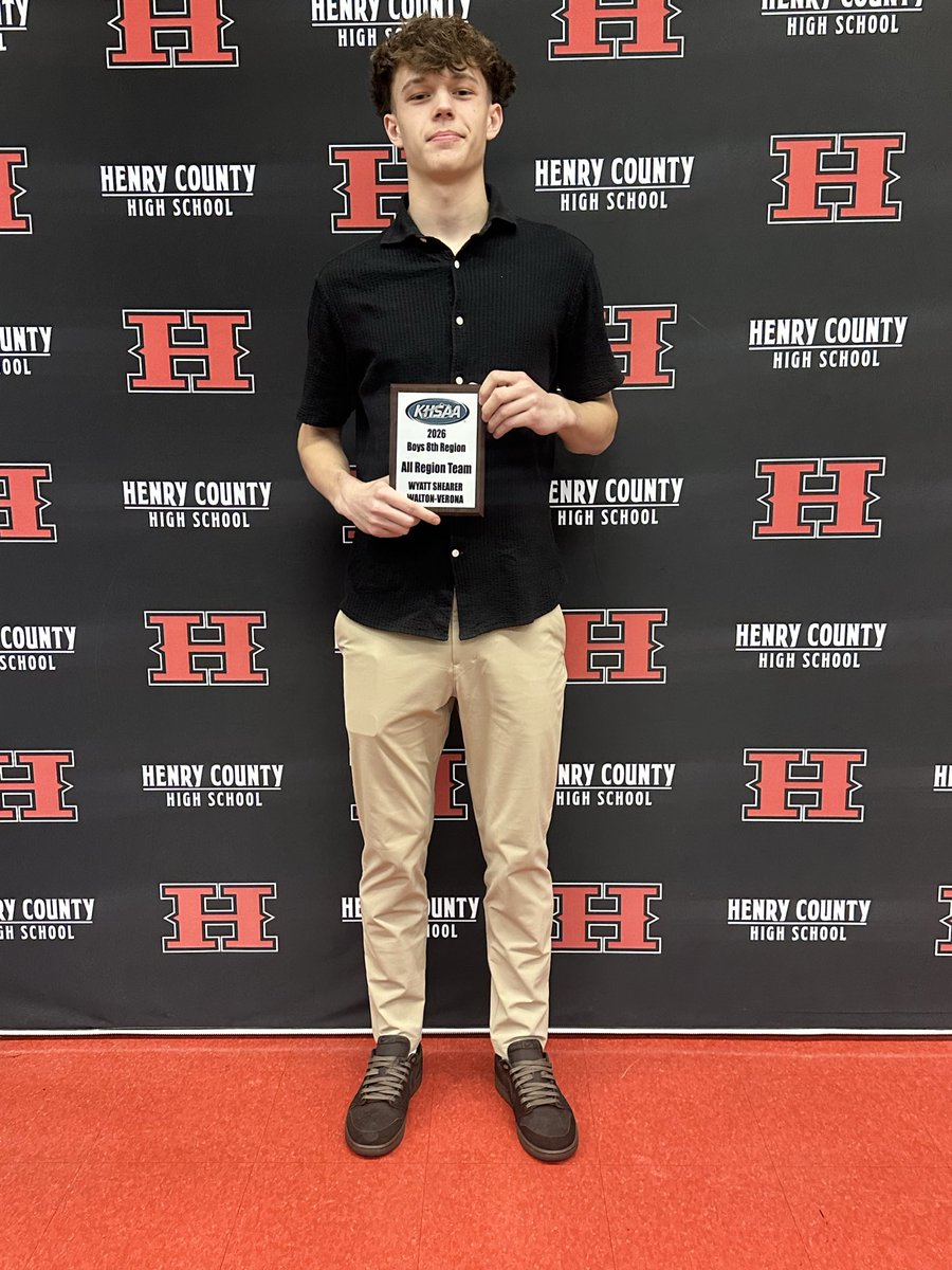 Congrats to Wyatt Shearer on being named to the 8th Region All Region Team.