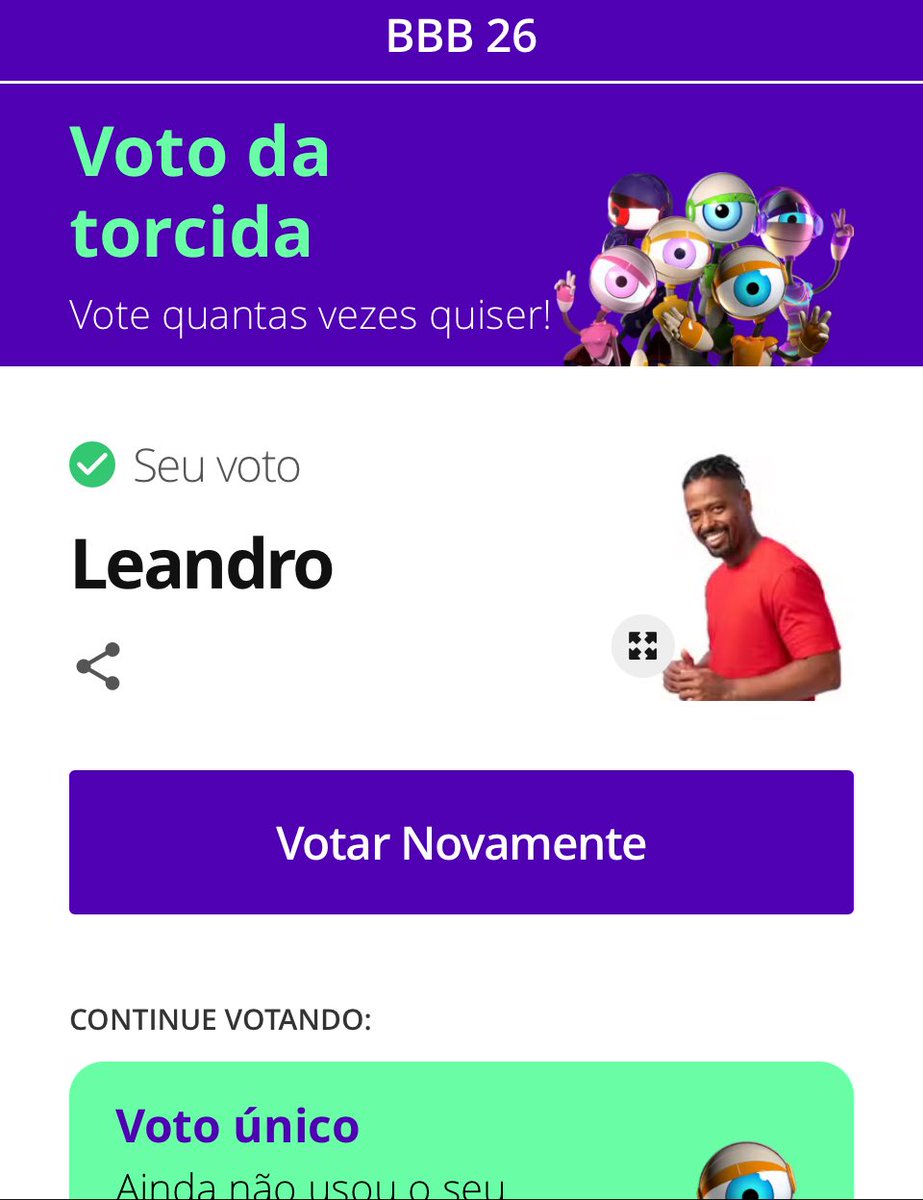 Vendo #Oscar e votando #ForaLeandro 😌 #BBB26