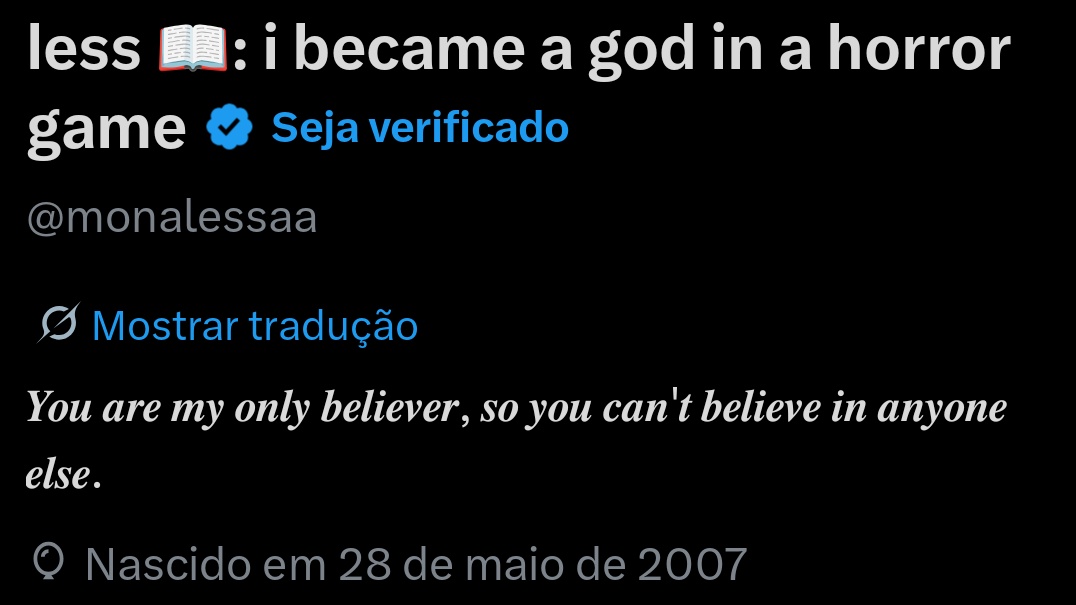 less 📖: i became a god in a horror game tweet media