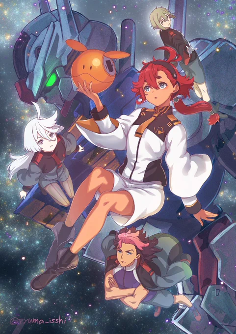 昔描いた水星の魔女のイラスト