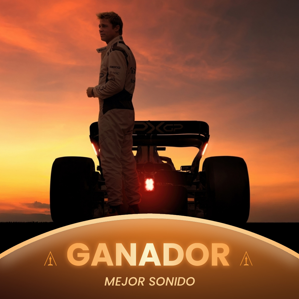 F1 gana por MEJOR SONIDO en los #Oscars2026