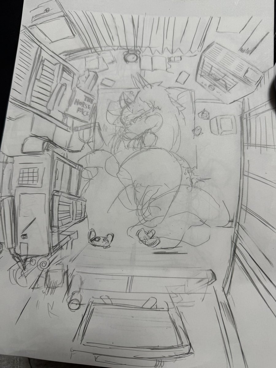 久しぶりにおもしろペン画描けたので良かった 