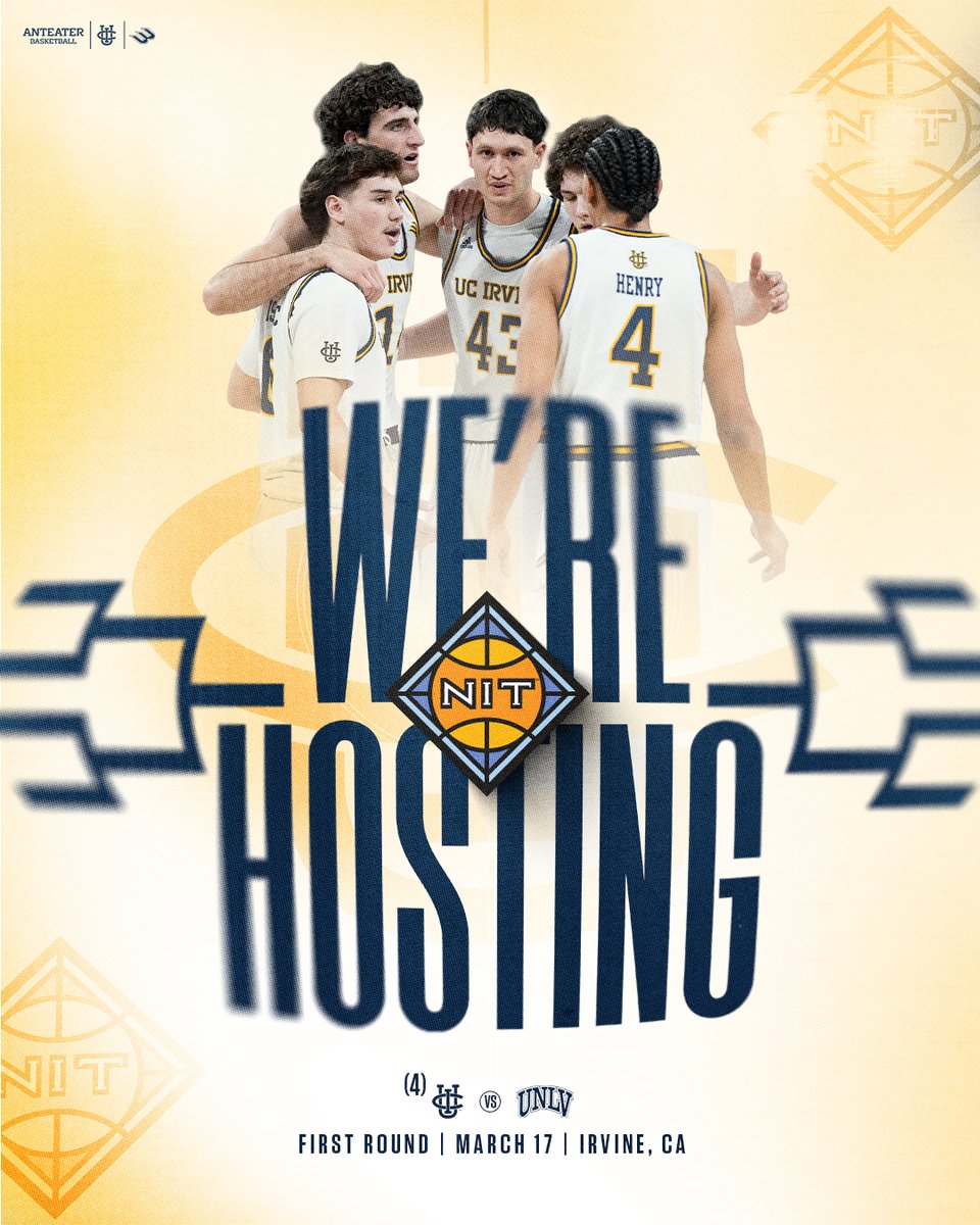 UCImbb's tweet photo. 𝐏𝐨𝐬𝐭𝐬𝐞𝐚𝐬𝐨𝐧 𝐛𝐚𝐬𝐤𝐞𝐭𝐛𝐚𝐥𝐥 𝐢𝐬 𝐜𝐨𝐦𝐢𝐧𝐠 𝐭𝐨 𝐈𝐫𝐯𝐢𝐧𝐞! 📍 

'Eaters will be hosting UNLV for the first round of the NIT this Tuesday at the Bren Events Center!

#TogetherWeZot | #NowhereToHide https://t.co/1i5OCK0OAb
